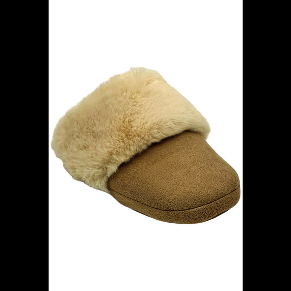 Comfort Code Microsuede Faux Fur Scuff Slipper Amphora - - Picture 1 of 3